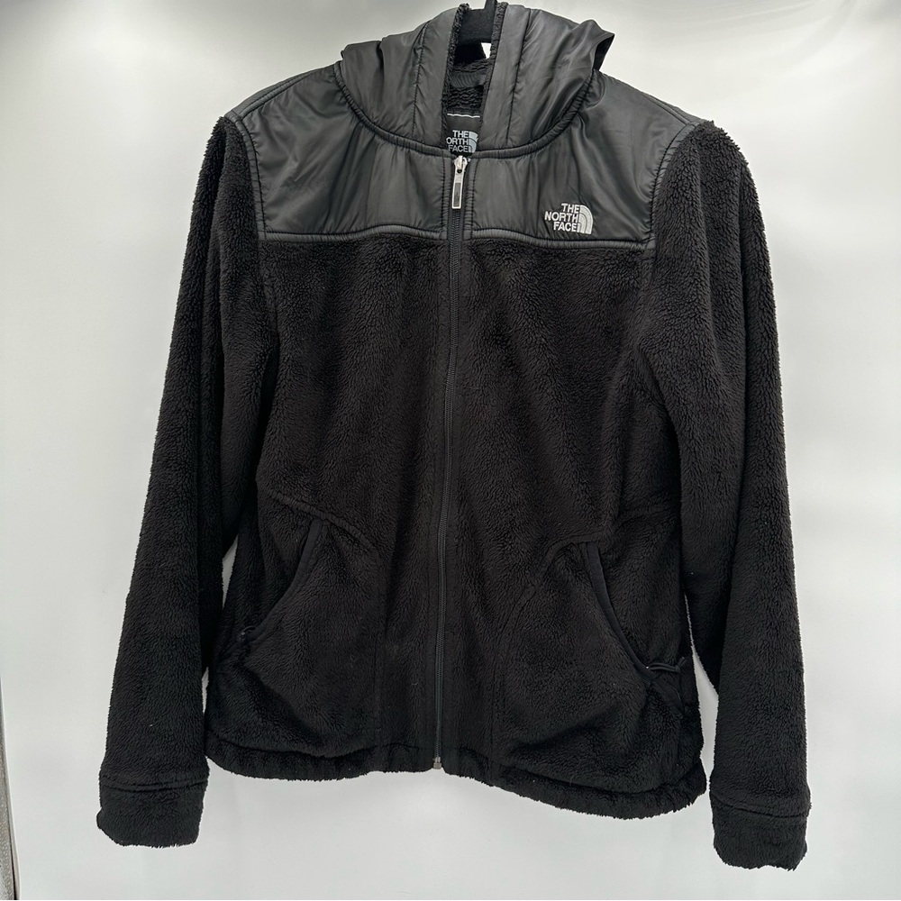 The North Face Women’s Size Medium Soft Furry Fleece Hooded Zip Up Jacket
